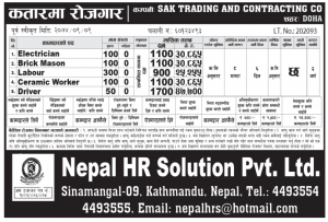 Qatar Job Demand , Electrician, Driver and Other Jobs – Job Finder in